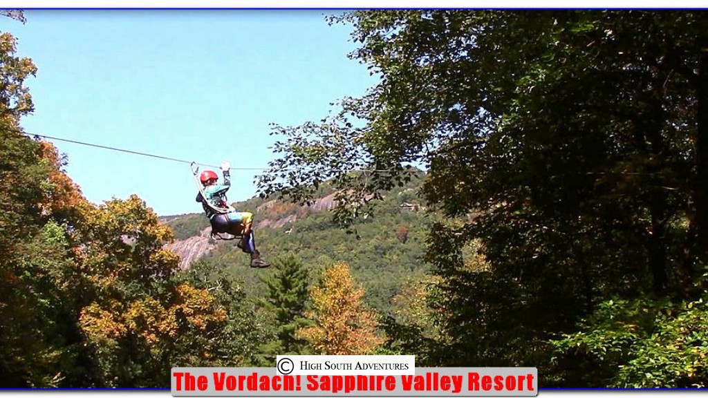 The Vordach Zip Line Sapphire Valley Resort