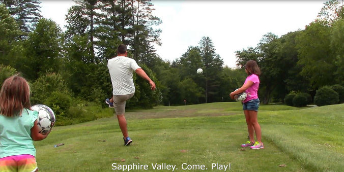 sapphire valley resort foot golf family