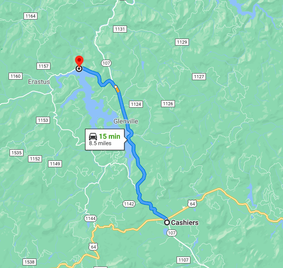 high falls lake glenville