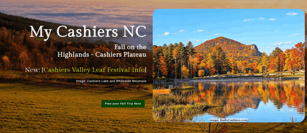 My Cashiers NC